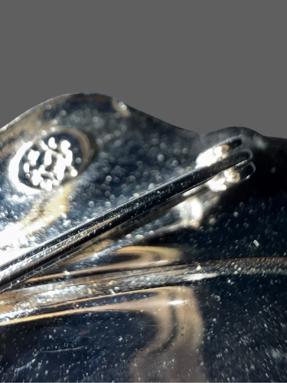 Vintage Art Star Sterling Silver Rhinestone Floral Leaf Brooch Pin Signed